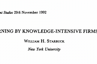 Knowledge-intensive firms