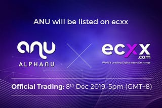 ANU Achieves Second Exchange Listing