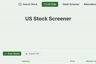 The Finviz Alternative Built for Modern Investors