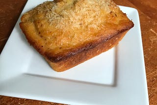 Healthy lemon coconut bread