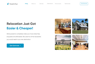 Designing A Website For A Relocation Agency.