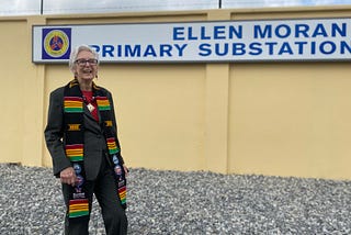 Ellen Moran Primary Substation in Ghana. Ellen worked for the Millennium Challenge Corporation (MCC).