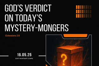 God’s Verdict on Today’s Mystery Mongers