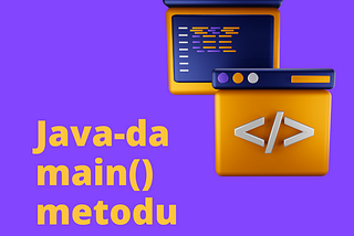 Java-da main() metodu haqda ətraflı mə