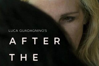 Julia Roberts face in shadow in an ad for After the Hunt
