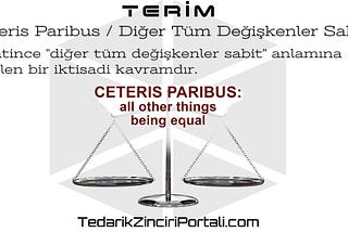 Ceteris Paribus / Diğer Tüm Değişkenler Sabit