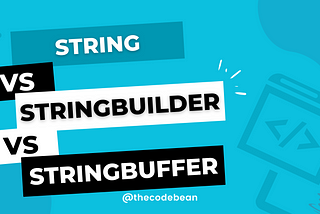 String Manipulation: String vs. StringBuilder vs. StringBuffer