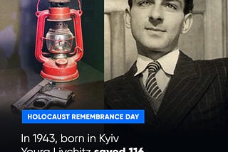 In 1943, born in Kyiv Youra Livchitz saved 116 Belgian Jews