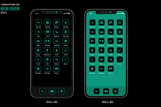 Neon App Icons for iPhone and iPad