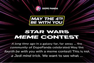 May the 4th be with you! A Star Wars meme contest by DopePanda