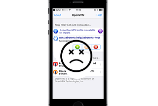 Почему Zaborona не работает на iPhone/iPad