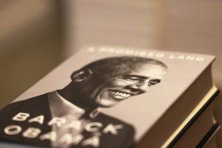 A copy of A Promised Land by Barack Obama