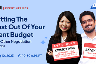 What to expect from our upcoming webinar on mastering your event budget