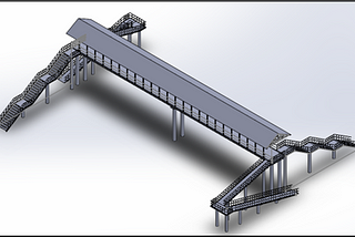 Design and Analysis of Pedestrian Overhead Bridge
