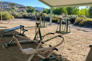 I Found a Fitness Park Next to the River