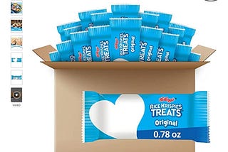 54 Bars Rice Krispies Treats Marshmallow Snack Bars Individually Wrapped