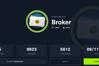 HackTheBox Machine Writeup — Broker