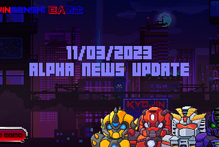11/03/2023 NFT ALPHA NEWS UPDATE