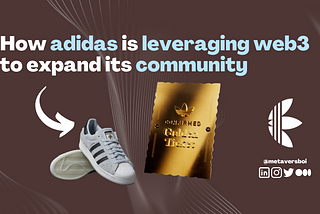 How is adidas leveraging web3 to expand its community