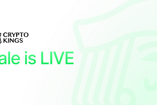 CryptoKings Sale is LIVE! 👑