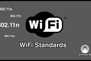 WiFi standards (802.11 series)