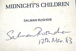Meeting Mr. Rushdie