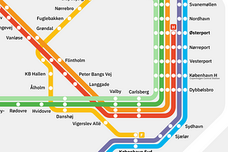 I Redesigned the Map for the S-train in Copenhagen