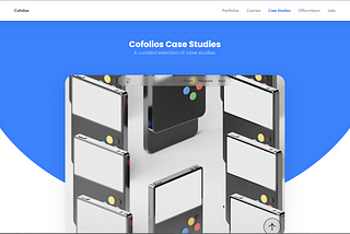 Case studies hero on cofolios.com