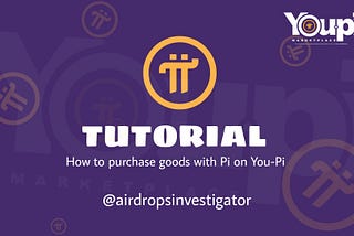 How to purchase goods on You-Pi Marketplace