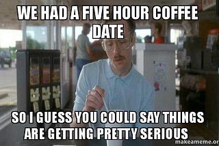 coffee date, dating