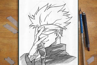 Draw Like a Pro! Gojo Satoru Tutorial for Jujutsu Kaisen Fans