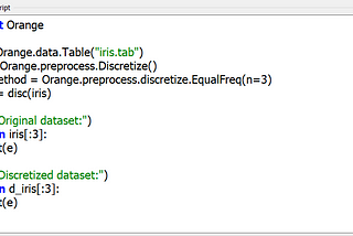 6. Data Preprocessing Using Orange library in Python