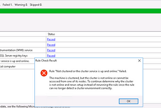 Resolving “Not clustered or the cluster service is up and online” in SQL Server patching