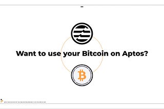 How to use WBTC on Aptos