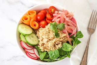 Chicken Poke Bowl