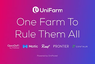 The UniFarm Staking by Oropocket