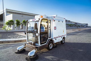 Electric road sweeperمكنسه طرق كهربائية (Electric Road Sweeper) Solutions at MWC