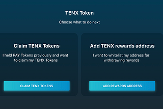 TENX Token Webapp 2.0: New address whitelisting now available!