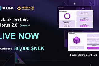 NuLink 2.0 Phase 1: HORUS 2.0 TESTNET (Reward Confirmed)