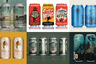 Friday Design Inspiration: 15 Awesomely Illustrative Beer Cans