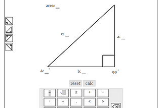 Trigcalc — Right Triangle Calculator
