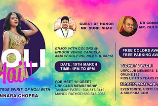 Holi Hai!! — Event in Niles IL