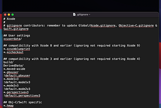 Importing a Tailored Swift .gitignore File From Github to Your Xcode Project
