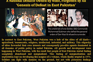 16 Dec 1971: Fall of Dhaka — A National Debacle Owned by None, Forgotten by All …..‘Genesis