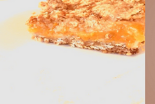 Desserts — Fruit Cookie — Apricot Ginger Crumble Oat Bars (Gluten Free)