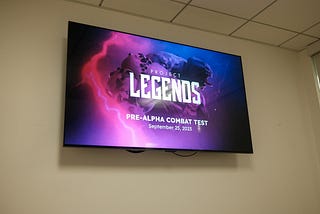 Project Legends’ First Play Test.