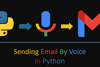 Sending Email By Voice in Python