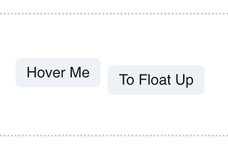 Pure CSS Float On Hover Effect