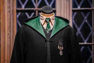 Figure 1: Harry Potter dress form with a black jacket (Unsplash, 2018).