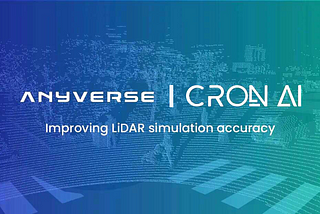 Cron AI and Anyverse join forces to improve LiDAR simulation accuracy